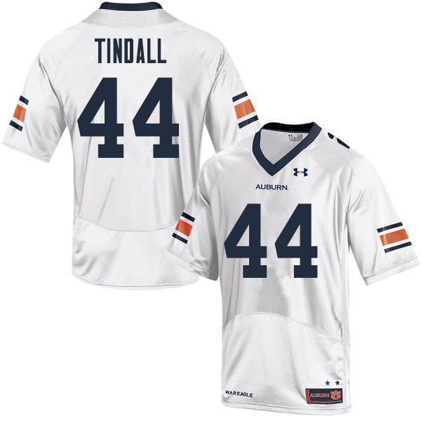 Men Auburn Tigers #44 Barrett Tindall College Football Jerseys Sale-White